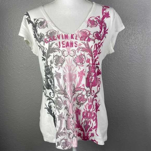 COPY - Calvin Klein Jeans T-shirt Large - Picture 2 of 12